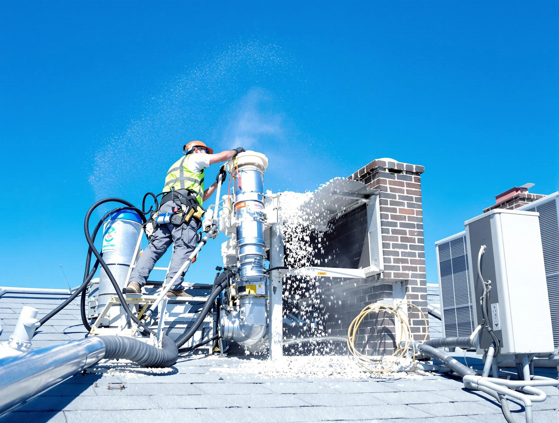 Expert roof dryer vent cleaning by Waltham Dryer Vent Cleaning in Waltham